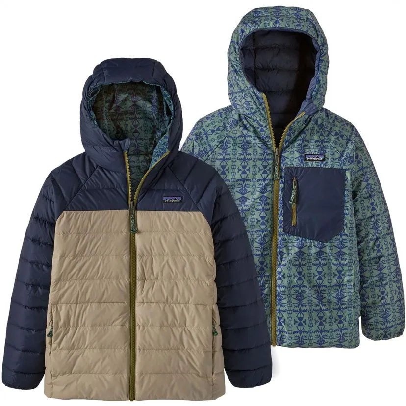 Patagonia Kids' Reversible Down Sweater Hoody giacca bambino