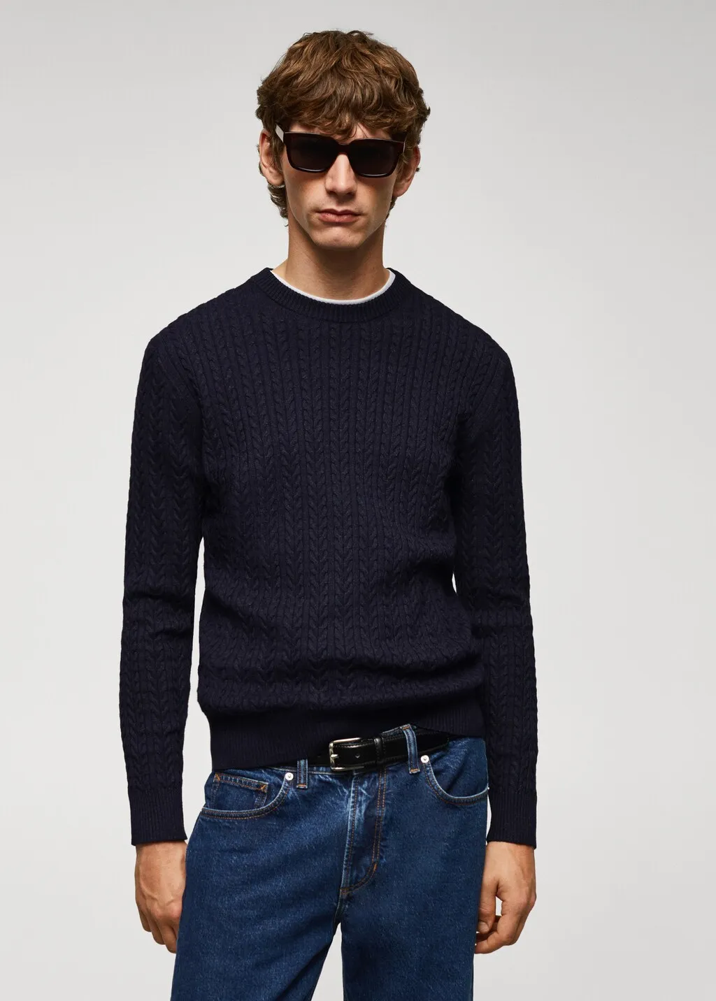 Pullover cotone intrecciato