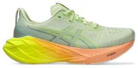 Scarpe da corsa Asics Novablast 4 Paris Verde/Arancione/Giallo Donna