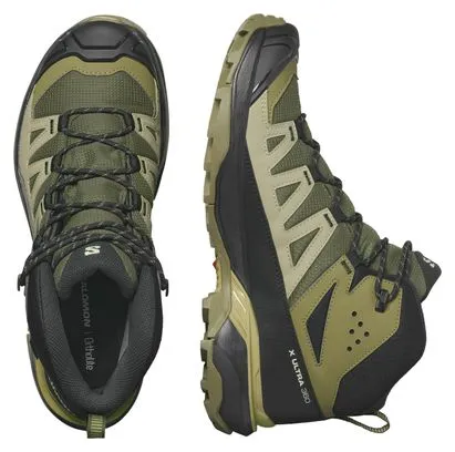 Scarpe da trekking Salomon X Ultra 360 Mid GTX Khaki Black