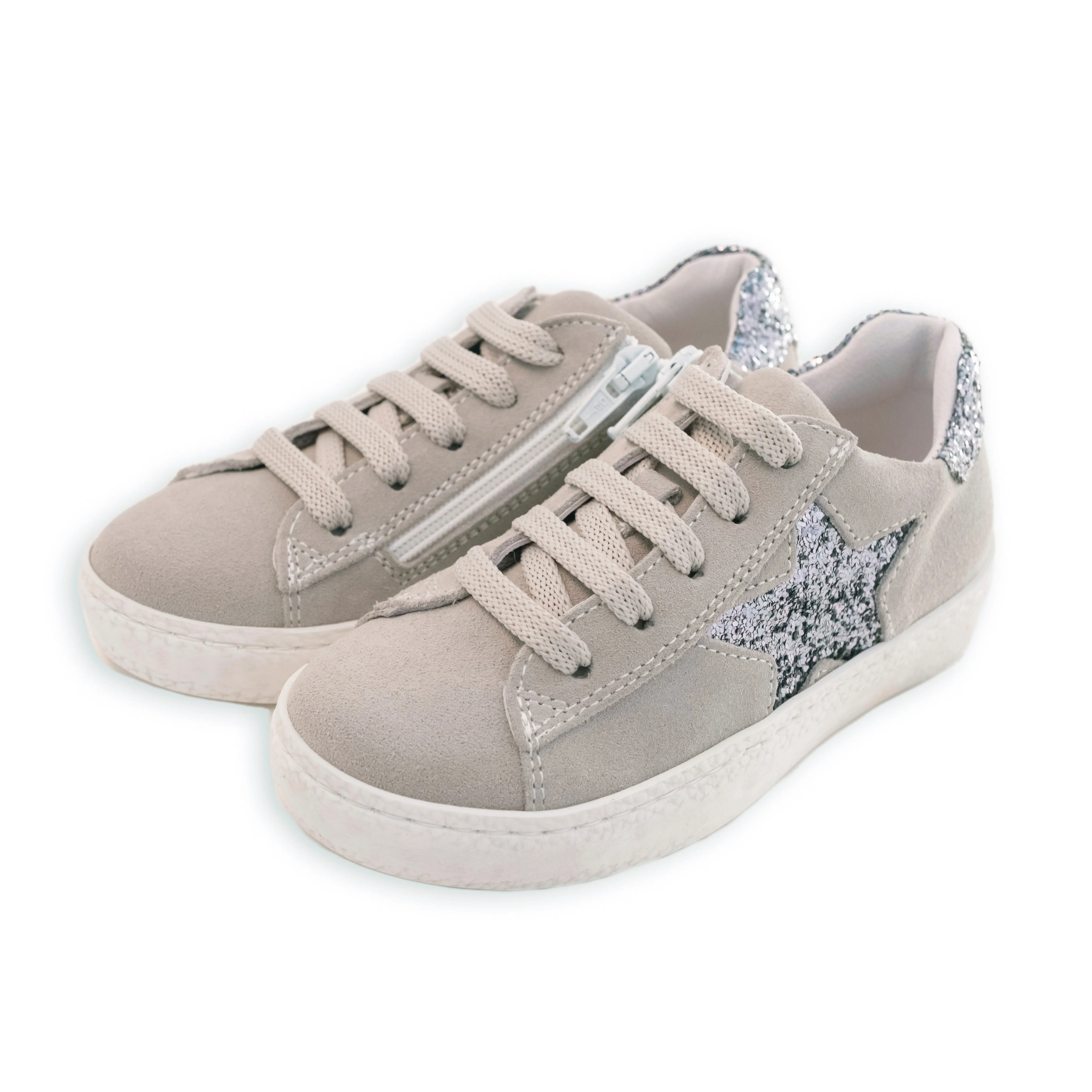 SNEAKER BASSA PELLE SCAMOSCIATA