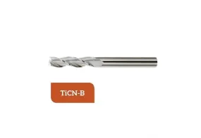 TM-3.3L-1200C Fresa elicoidale in metallo duro Ø12 a tre taglienti taglio al centro con gambo cilindrico DIN 6535, rivestita TiC