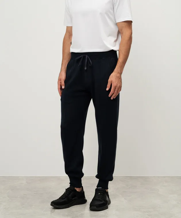 Tom Ford Pantaloni da jogging blu KAL014YMV019S24