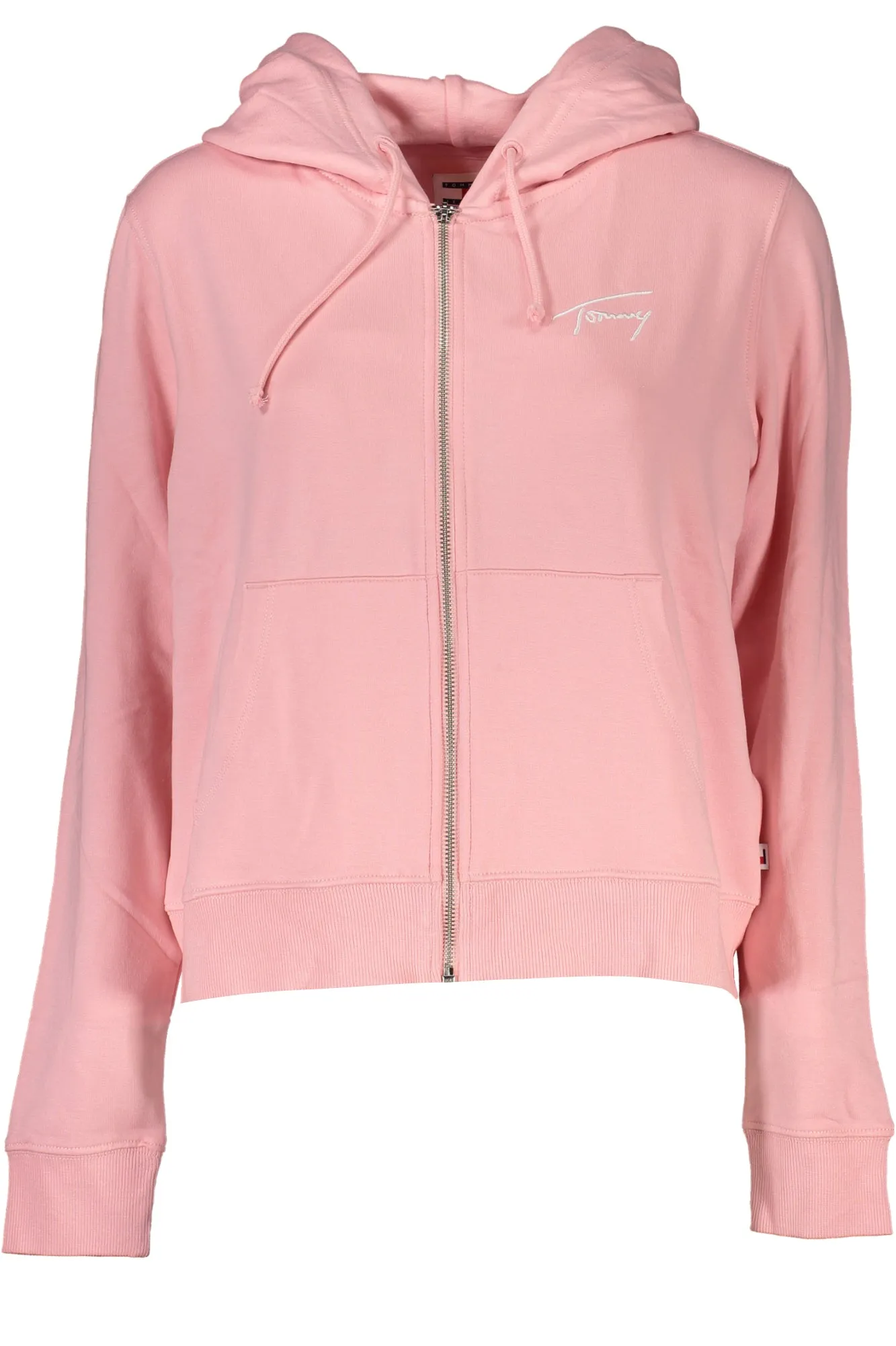 Tommy Hilfiger felpa con zip rosa   