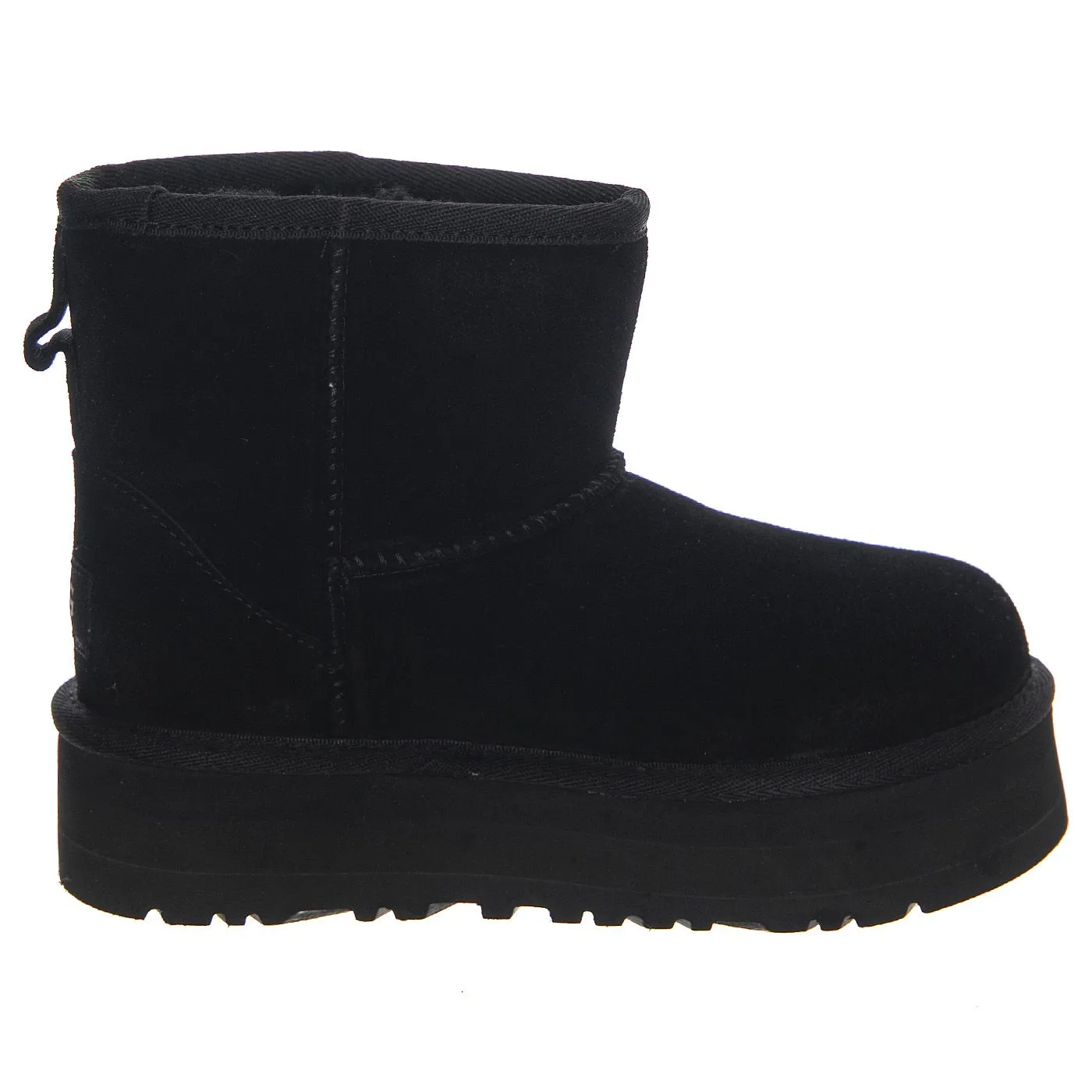 Ugg Mount Hope Fleece Black - Stivaletti Bambini Neri    