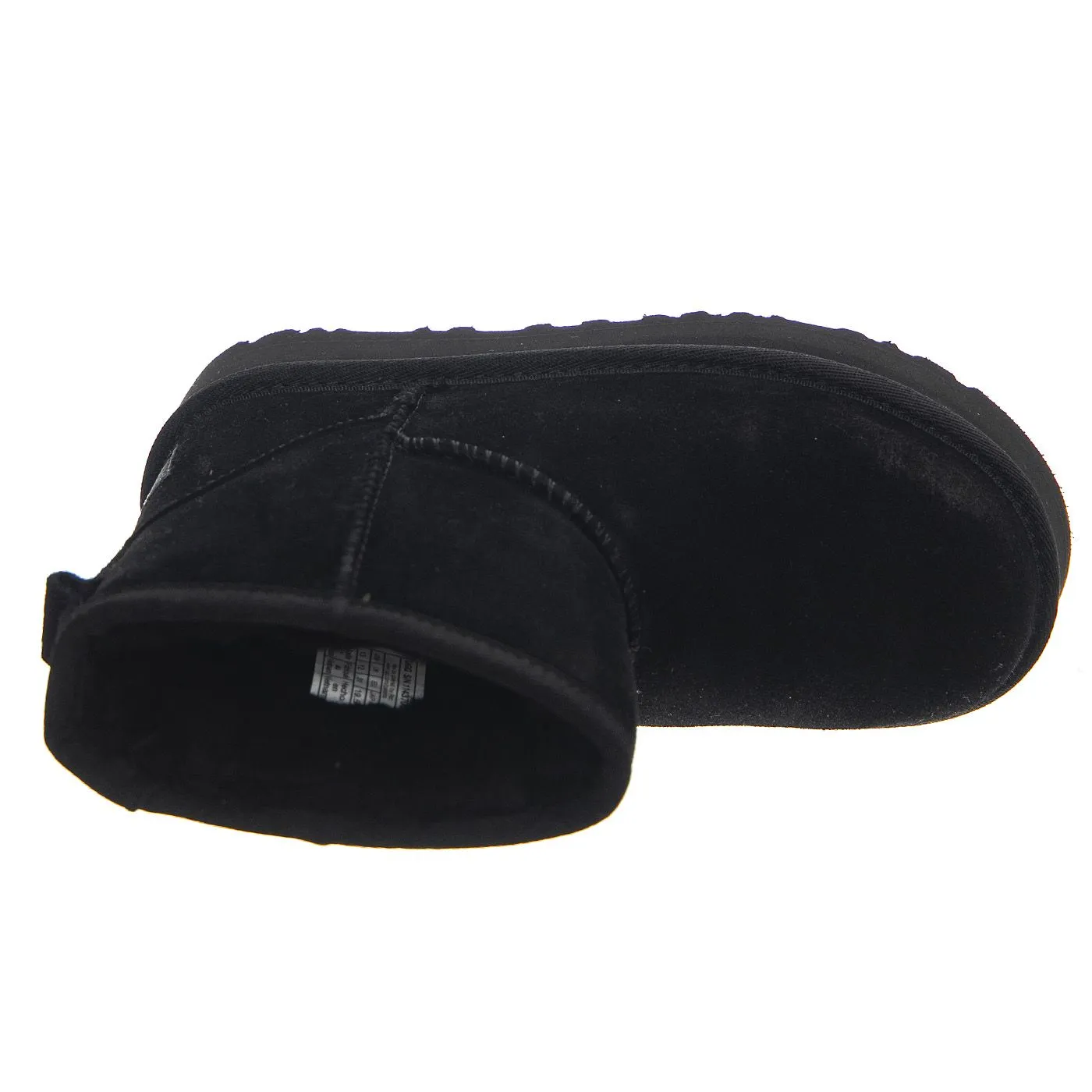 Ugg Mount Hope Fleece Black - Stivaletti Bambini Neri    