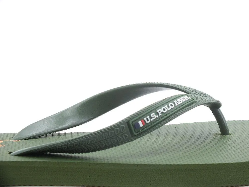 U.S. POLO ASSN. Ciabatta Infradito Gomma Verde Militare