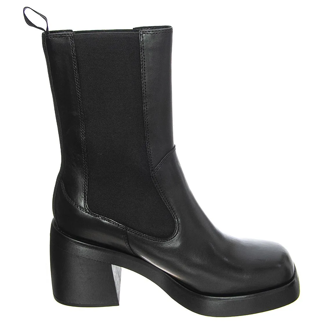 VAGABOND Brooke Cow Leather Black - Stivaletti Donna Neri    