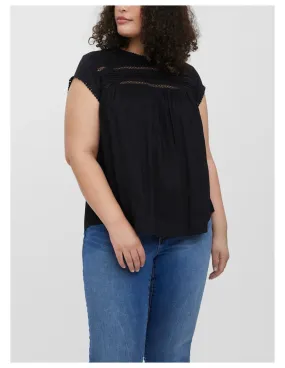 VERO MODA CURVE BLUSA DONNA DEBBIE PLEAT S/L TOP W