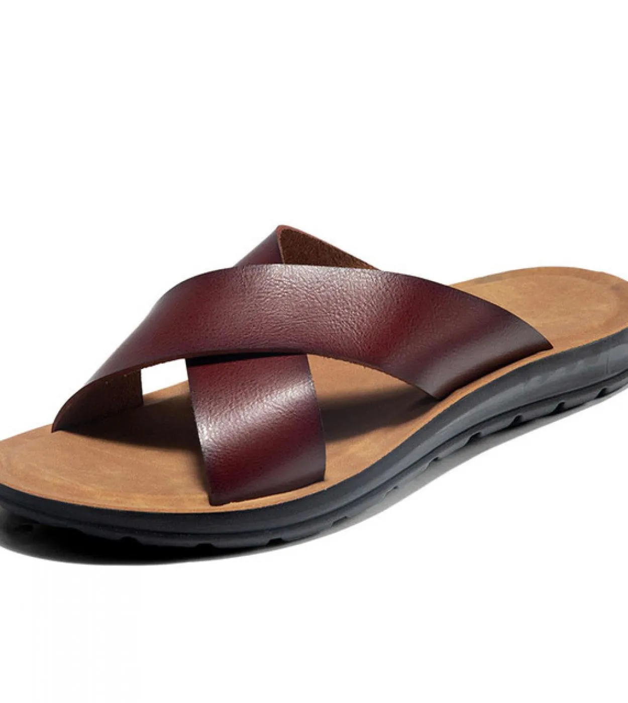 Vryheid Big Size 3847 Pantofole da uomo estive in pelle Beach Slides Comfort Scarpe casual Moda uomo Infradito Vendita calda Pie