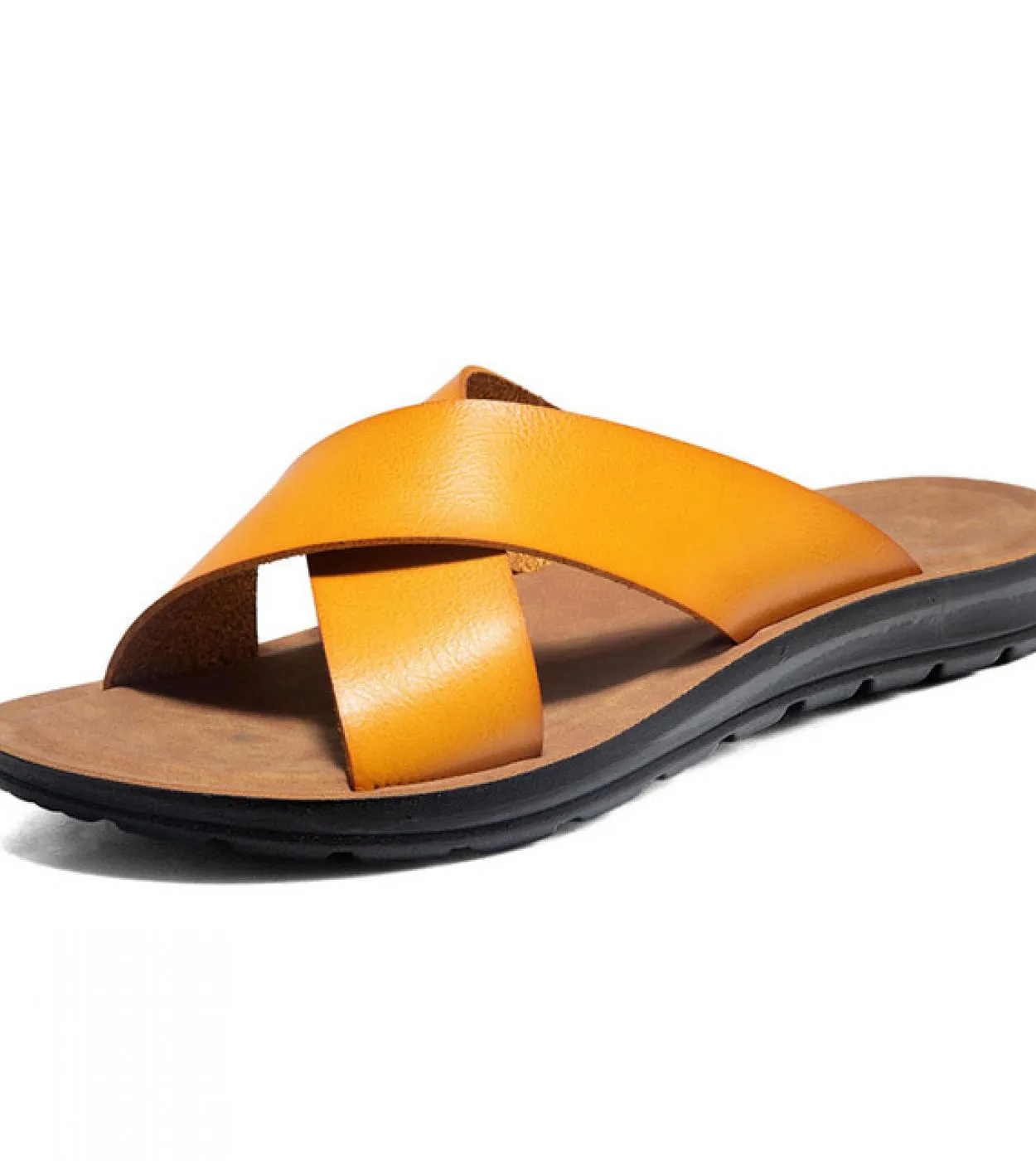 Vryheid Big Size 3847 Pantofole da uomo estive in pelle Beach Slides Comfort Scarpe casual Moda uomo Infradito Vendita calda Pie